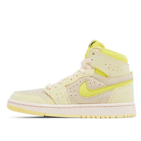 Nike Women's Air Jordan 1 Zoom Comfort 2 Citron Tint/Dynamic Yellow (Worn ONCE!) - Picture 3 of 6
